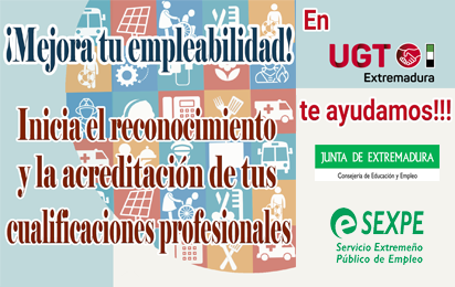 ¡Mejora tu empleabilidad! En UGT Extremadura te ayudamos