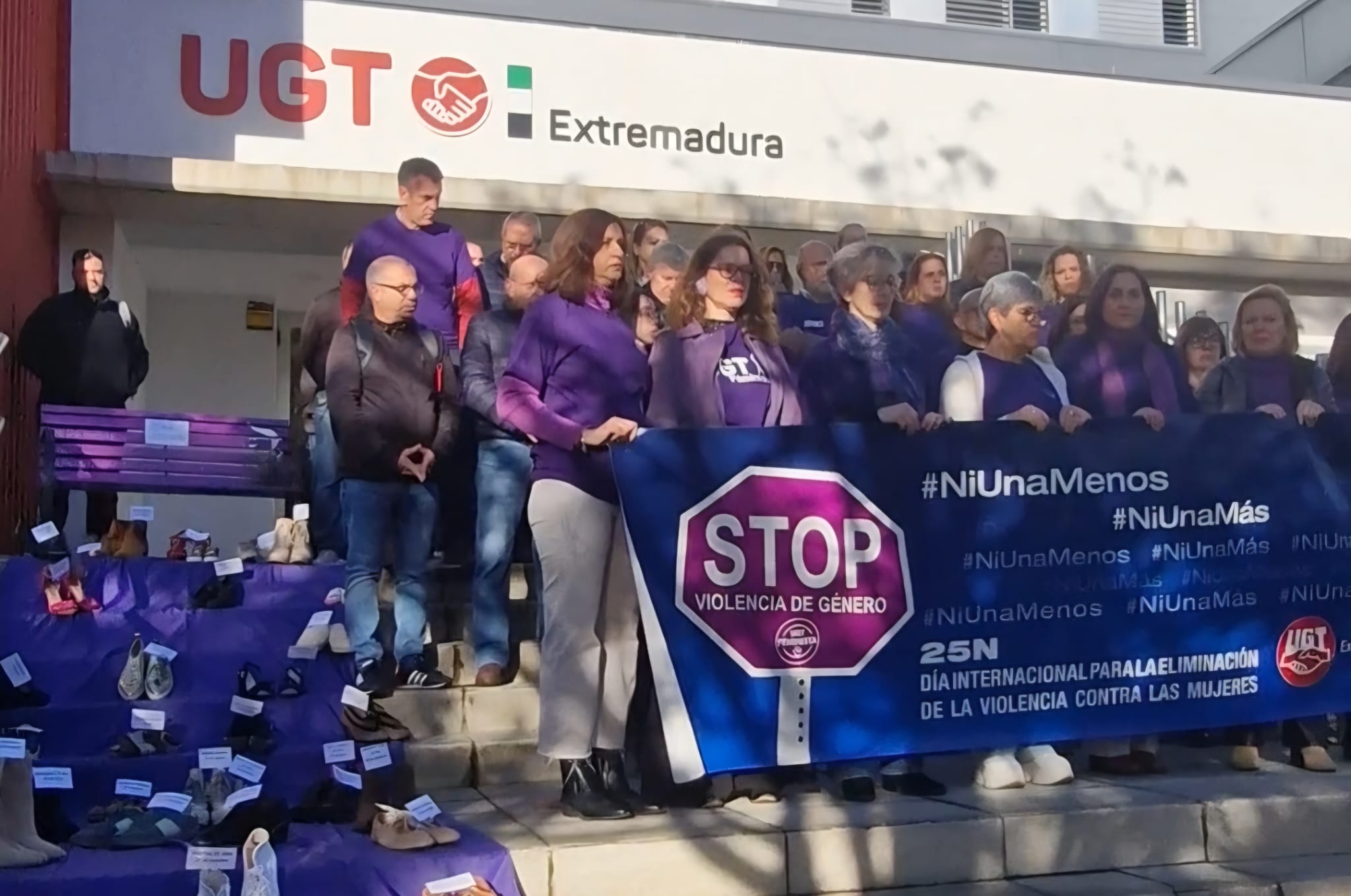 Acto en memoria de las víctima de violencia machista