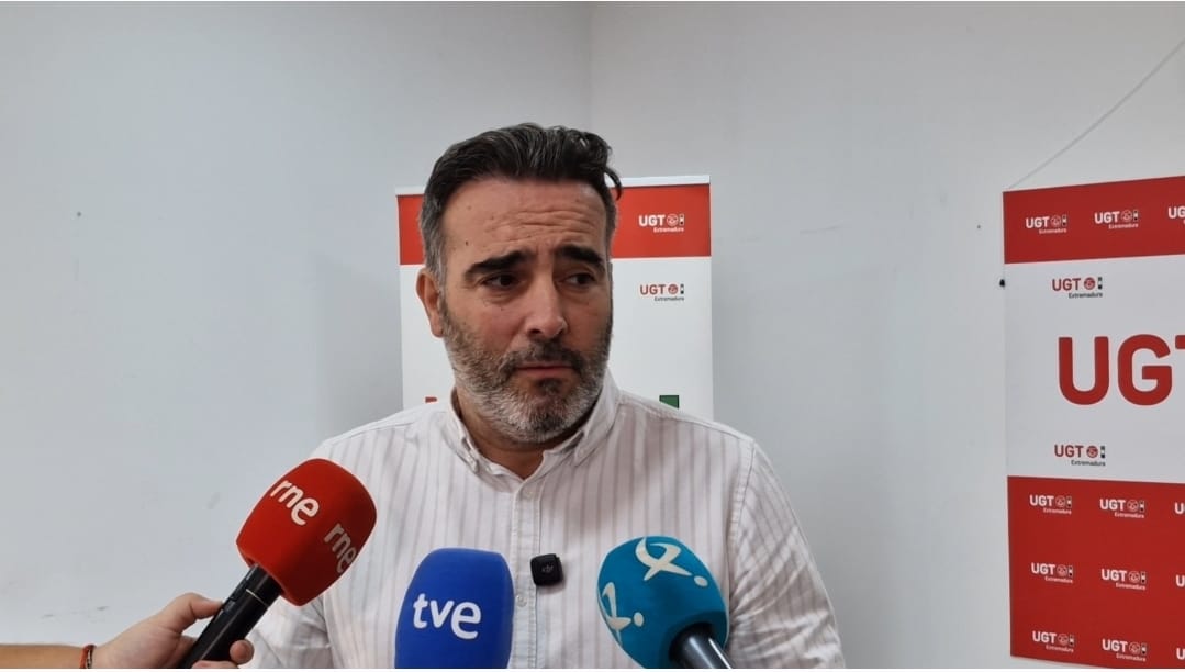 Francisco Morcillo, secretario de Política Institucional y Empleo de UGT Extremadura.
